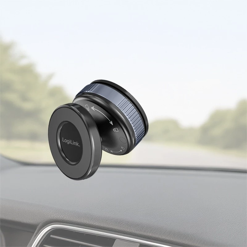 Magnetic smartphone hold r with cacuum suction