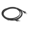 Networking cable LANBERG PCU5-10CC-0200-BK RJ-45 Cat5e U/UTP 2 m Black