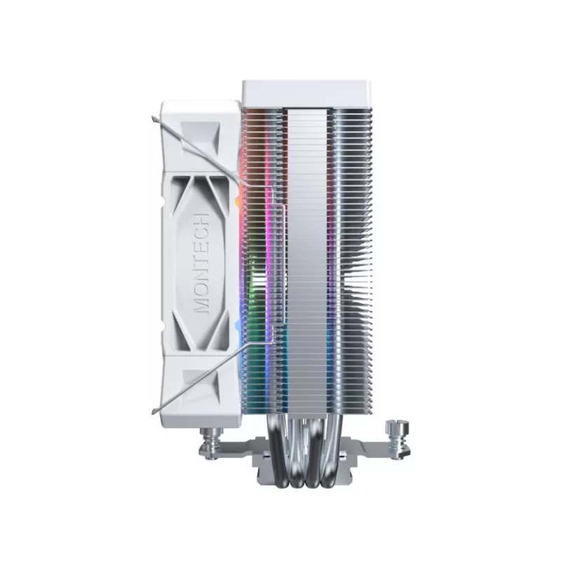 Air cooler Montech NX400 ARGB 120 mm White — 270 W TDP, FDB, 156×74×120 mm