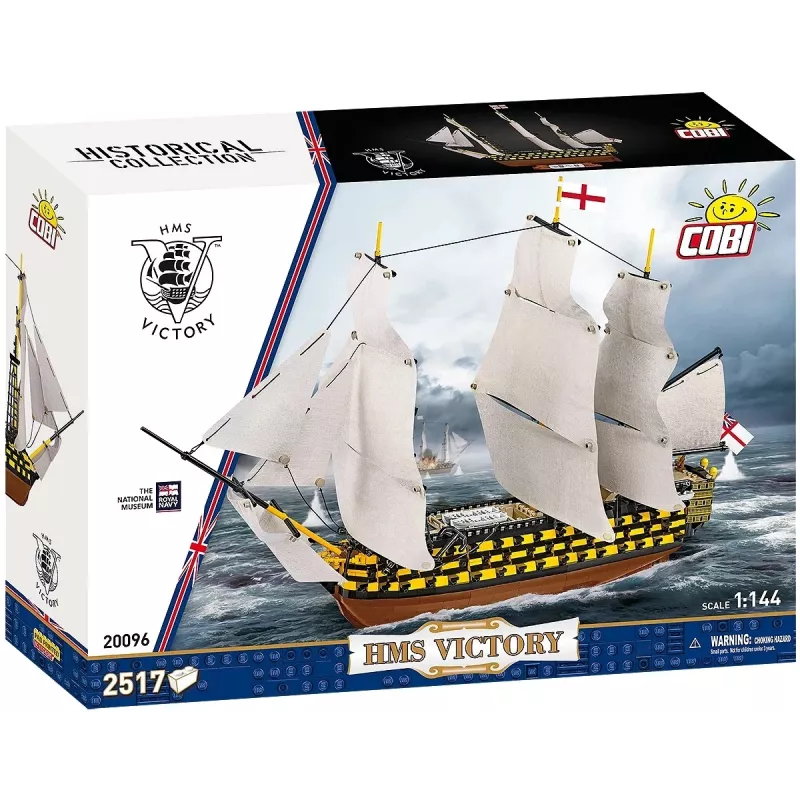 Building set Cobi HMS Victory — 2,517 pieces, detailed historic sailing ship model