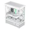 Gamemax Case | VISTA 2 AW | White | Midi Tower | Power supply included No