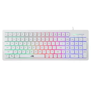 Keyboard and Mouse Combo Baracuda BGC-012 Orca White — white keyboard and mouse set