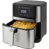 ProfiCook PC-FR 1269 H hot air fryer, 8 L, 1800 W, 80-200 °C, stainless steel/black