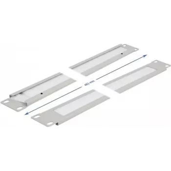 Cable management panel DeLOCK 19 inch Cable Management Brush Strip 1U grey