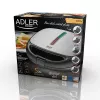 Adler AD 3040 sandwich maker 1200 W Black, Grey