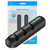 Vention 5-port cable organiser, 2 pcs, black