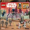 LEGO Star Wars Clone Trooper & Battle Droid Battle Pack Building Toys for Kids with Speeder Bike Vehicle 4 Minifigures and 5 Figures Gifts for Boys
