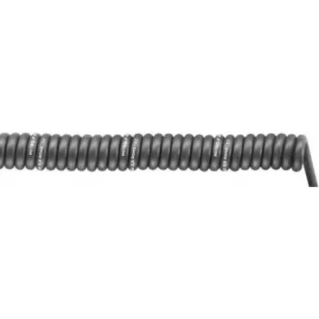 LappKabel Coiled Cable SPIRAL H07BQ-F 500 mm / 1500 mm 4 x 1.5 mm² Black 70002754 1 pc(s) (70002754)