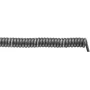 LappKabel Coiled Cable SPIRAL H07BQ-F 500 mm / 1500 mm 4 x 1.5 mm² Black 70002754 1 pc(s) (70002754)