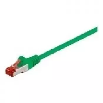 Wentronic Goobay CAT 6 Patch Cable, S/FTP (PiMF), Green, 10 m - LSZH Halogen-Free, Copper (68294)