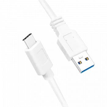 USB Cable LogiLink CU0175 USB 3.2 Gen 1 1.5m USB A USB C White