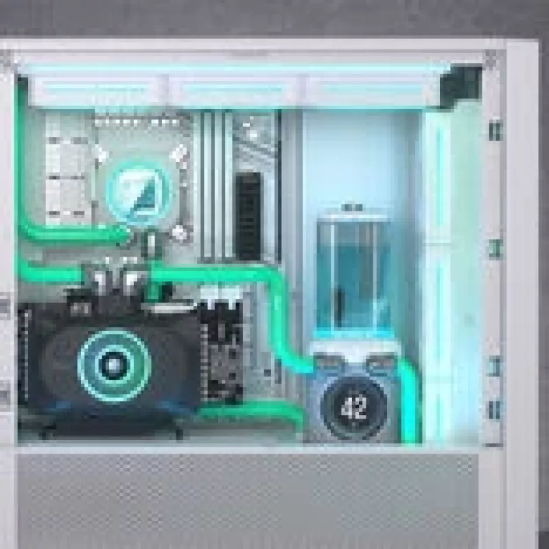CPU Liquid Cooler Pump Combo CORSAIR iCUE Link XD6 RGB Elite LCD with 6 RGB Fans