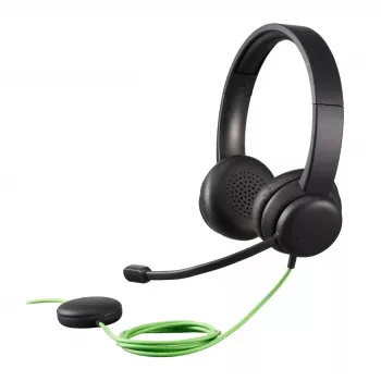 Wired conference headset Acer GP.HDS11.01N — supra-aural, 2 m cable, 20–20000 Hz, 160 g, black
