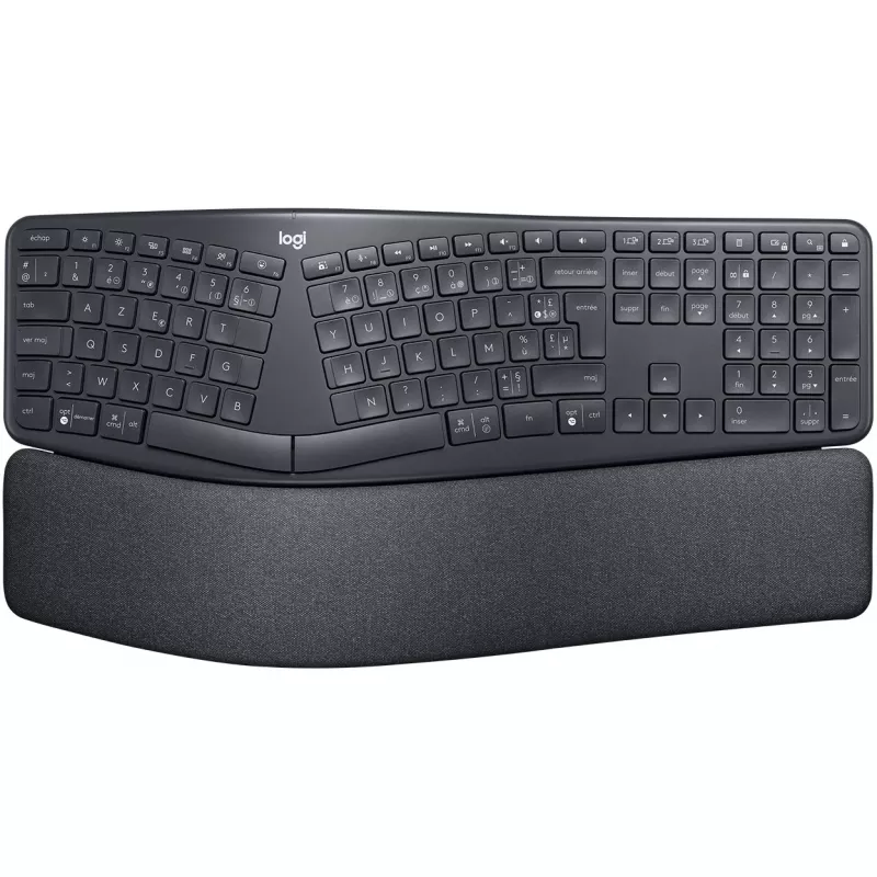 Logitech ERGO K860 for Business Full-size Wireless Keyboard AZERTY