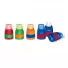 Pencil sharpener colorino 65269PTR 2in1 with eraser — dual-hole manual sharpener with integrated eraser