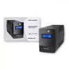Qoltec Monolith uninterruptible power supply (UPS) Double-conversion (Online) 1 kVA 600 W 2 AC outlet(s)