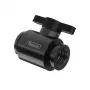 Ball valve Barrow TLQFS-V1, 10 mm hose, G1/4 threaded connection, black