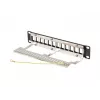 Patch panel LANBERG PPKS-9212-B 12-port 1U 10 inch FTP