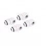 Compression L-Connector Alphacool 17619 G1/4 AG to IG rotatable, white