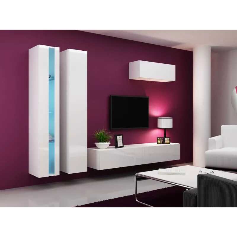 Cama Shelf unit VIGO NEW 180/40/30 white/white gloss