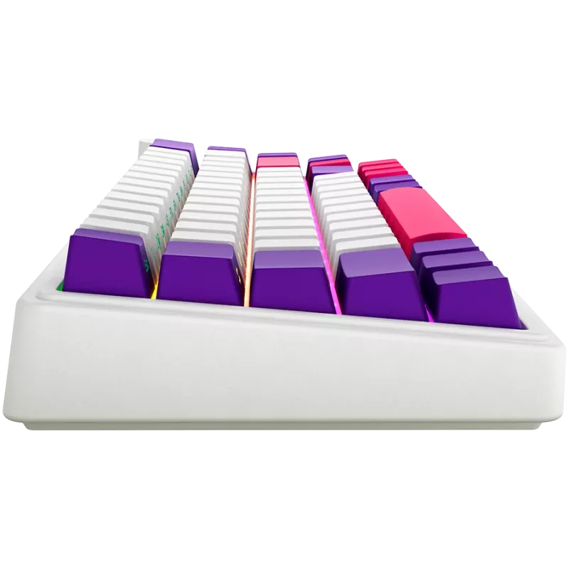 LORGAR KBP70MW, Wireless 65% Mechanical Gaming Keyboard Pro, White, EN layout