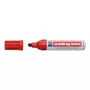 Permanent marker Edding 500 Chisel tip Red