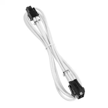 BitFenix Alchemy 4-Pin-ATX12V-Extension Cable, 45 cm, sleeved - White