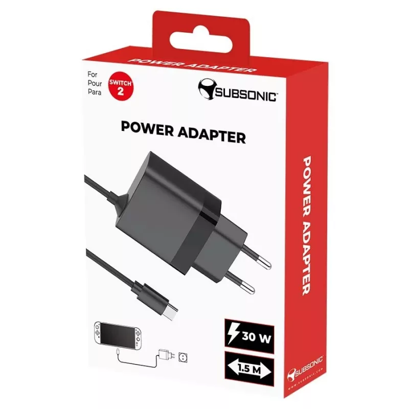 Power adapter SUBSONIC SA5713 for switch 1/2 15V 2.5A