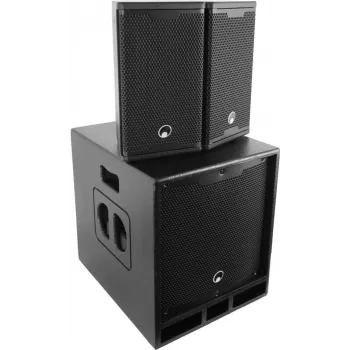 Powered 2.1 Active Audio System Omnitronic MAXX-1206DSP 120W RMS Bluetooth