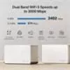 Router MERCUSYS Halo H85X Dual-band Wi‑Fi 6 (802.11ax), 2.4/5 GHz, up to 2402 Mbps, 3 LAN ports, white (3-pack)