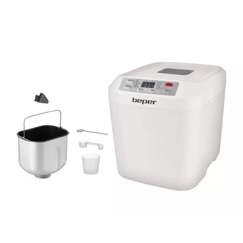 Bread maker Beper BC.130 - 550 W, 12 programs, 600-900 g loaves