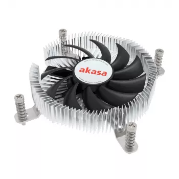 Hybrid cooler Akasa Intel LGA1700 7.5 cm Aluminium Black