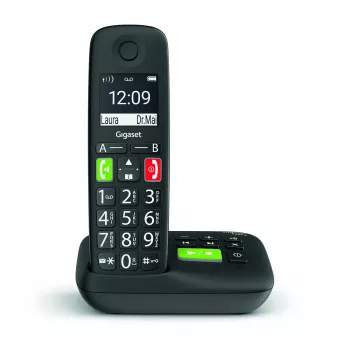 Gigaset E290A cordless telephone with digital answering machine