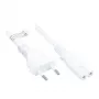 Euro-Netzkabel Euro-Stecker Typ C (gerade) an C7/Euro 8 Buchse (gerade), weiß, 0,75 mm², 0,5 m, Good Connections® (P0370-W005)