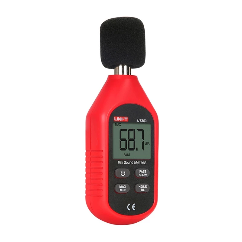 Sound Level Meter Unit UT353, 30–130 dB range, 31.5 Hz–8 kHz frequency
