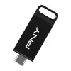 PNY Elite, 128 GB, USB Type-C, 3.2 Gen 1 (3.1 Gen 1), 120 MB/s, Dia, Black