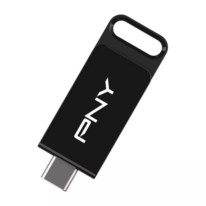PNY Elite, 128 GB, USB Type-C, 3.2 Gen 1 (3.1 Gen 1), 120 MB/s, Dia, Black