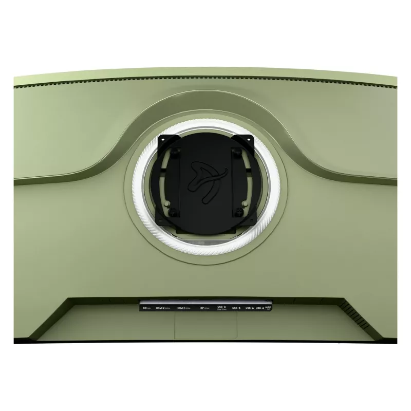 Curved computer monitor Arozzi Nova 49 inch (124.5 cm) Dual QHD 5120×1440 LED VA, 4 ms, Green