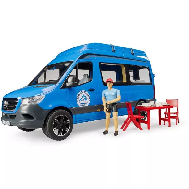 BRUDER Camper MB Sprinter 02684 with driver – scale model vehicle toy
