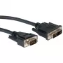 ROLINE DVI-VGA-Cable, DVI (12+5) ST - HD15 ST 2,0m (11.04.5420)