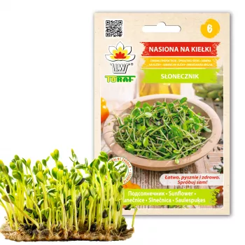 Black Sunflower Seeds PNOS for Sprouting, 20g Pack