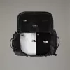 Duffel bag The North Face Base Camp S — 50 L, nylon/polyester, black/white