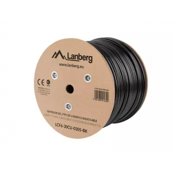 Networking cable Lanberg LCF6-30CU-0305-BK RJ45 Cat6 305 m Black