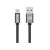USB to Micro USB data cable Tellur 1 m denim