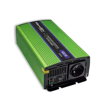 Car inverter Qoltec Monolith 600 W Green 12 V