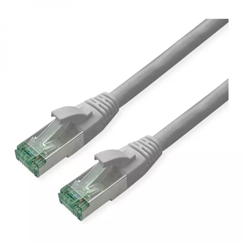 ROLINE RM Patch Cable Cat.6A S/FTP (PiMF), Grey, 3 m
