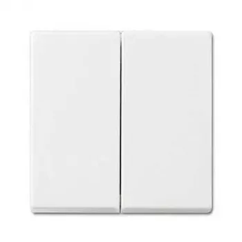 Wall plate / switch cover Busch-Jaeger 1731-0-2005, White, compatible with Busch-balance SI