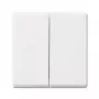Wall plate / switch cover Busch-Jaeger 1731-0-2005, White, compatible with Busch-balance SI
