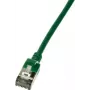 LogiLink Slim U/FTP Network Cable 1,5 m Cat6a U/FTP (STP) Green (CQ9045S)