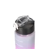 Extralink Motivational Water Bottle 3W1 Set Pink-Black 2000ML+900ML+300ML